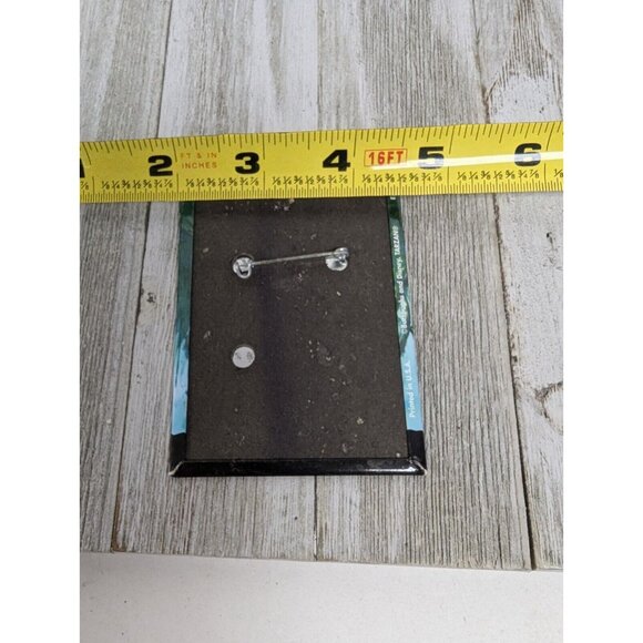 Vintage Walt Disney Tarzan Movie Logo Promo Pinback Button USA 2"X3" - Picture 3 of 4